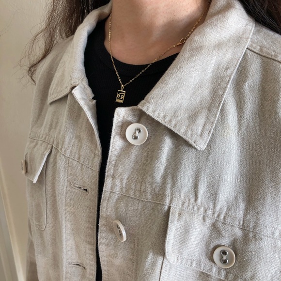 Charter Club Beige Jacket - Picture 5 of 5